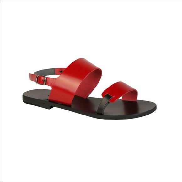 Hebe Red sandals - Picture 1 of 6